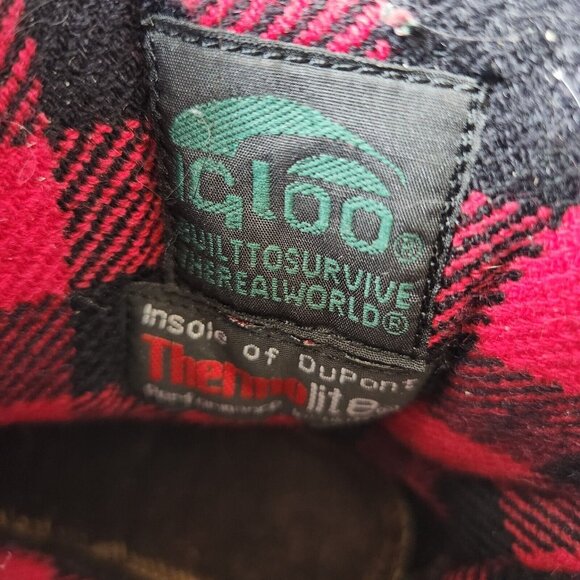 Igloo Women's 6 Snow Duck Boots Leather Slip on Hunting Thermolite‎ Waterproof - Picture 8 of 12